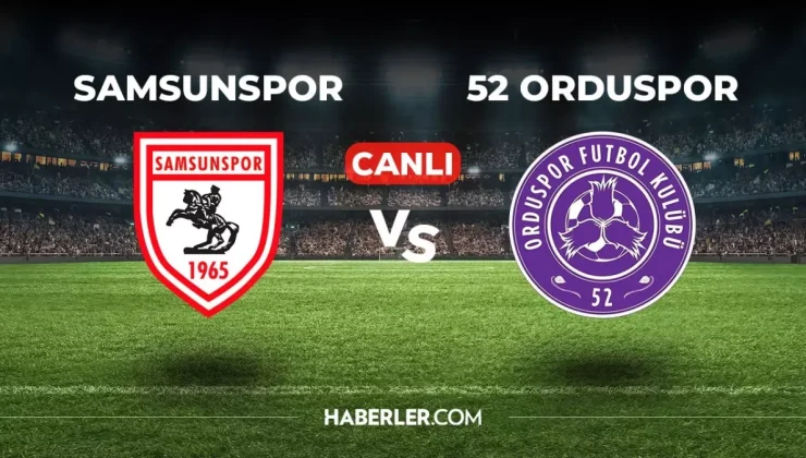 Samsunspor 52 Orduspor CANLI izle! (ŞİFRESİZ) Samsunspor 52 Orduspor maçı hangi kanalda, canlı yayın nerede ve nasıl izlenir?